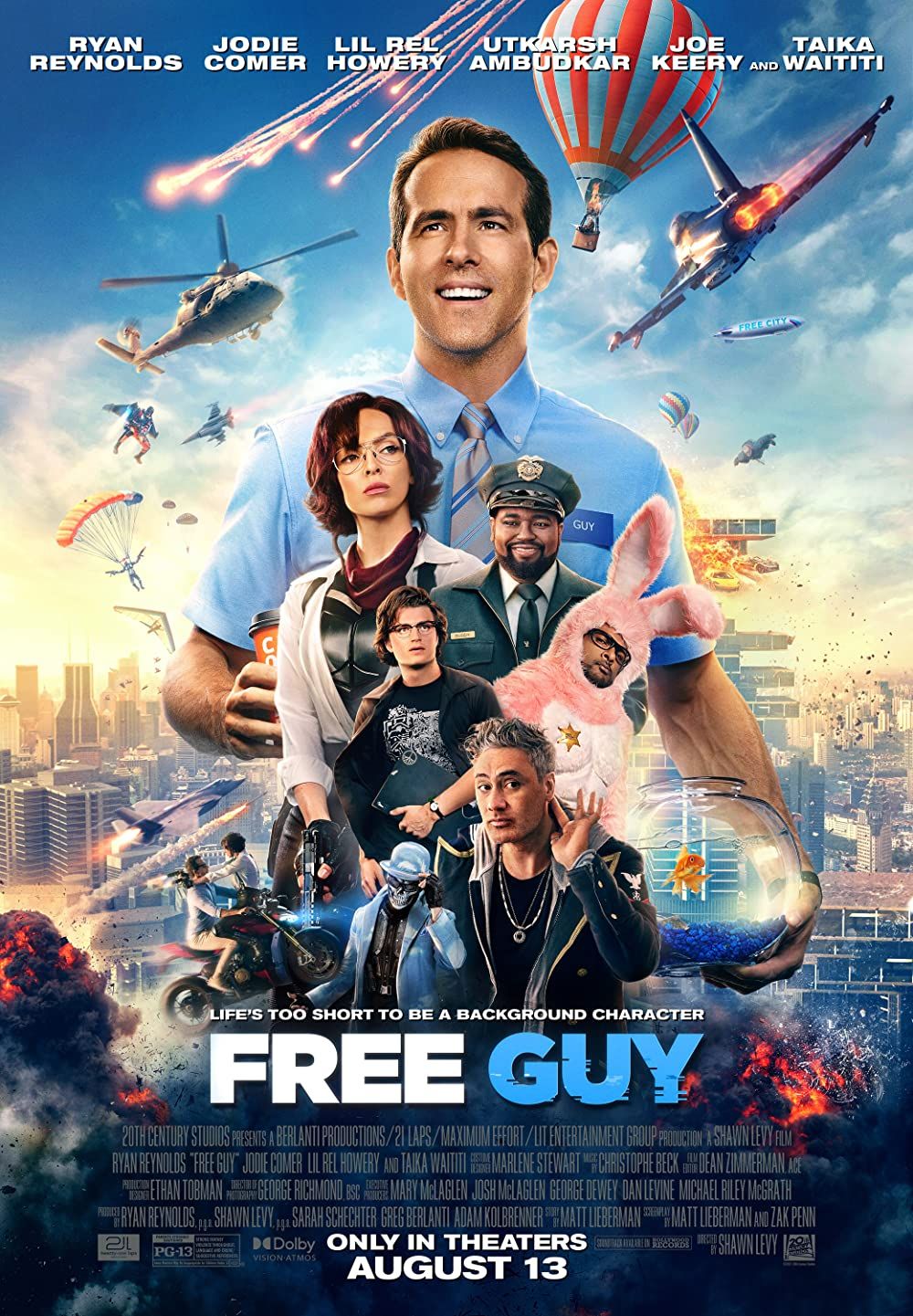 Free Guy 2021 Hindi (CAM Cleaned) Dubbed HDRip download full movie