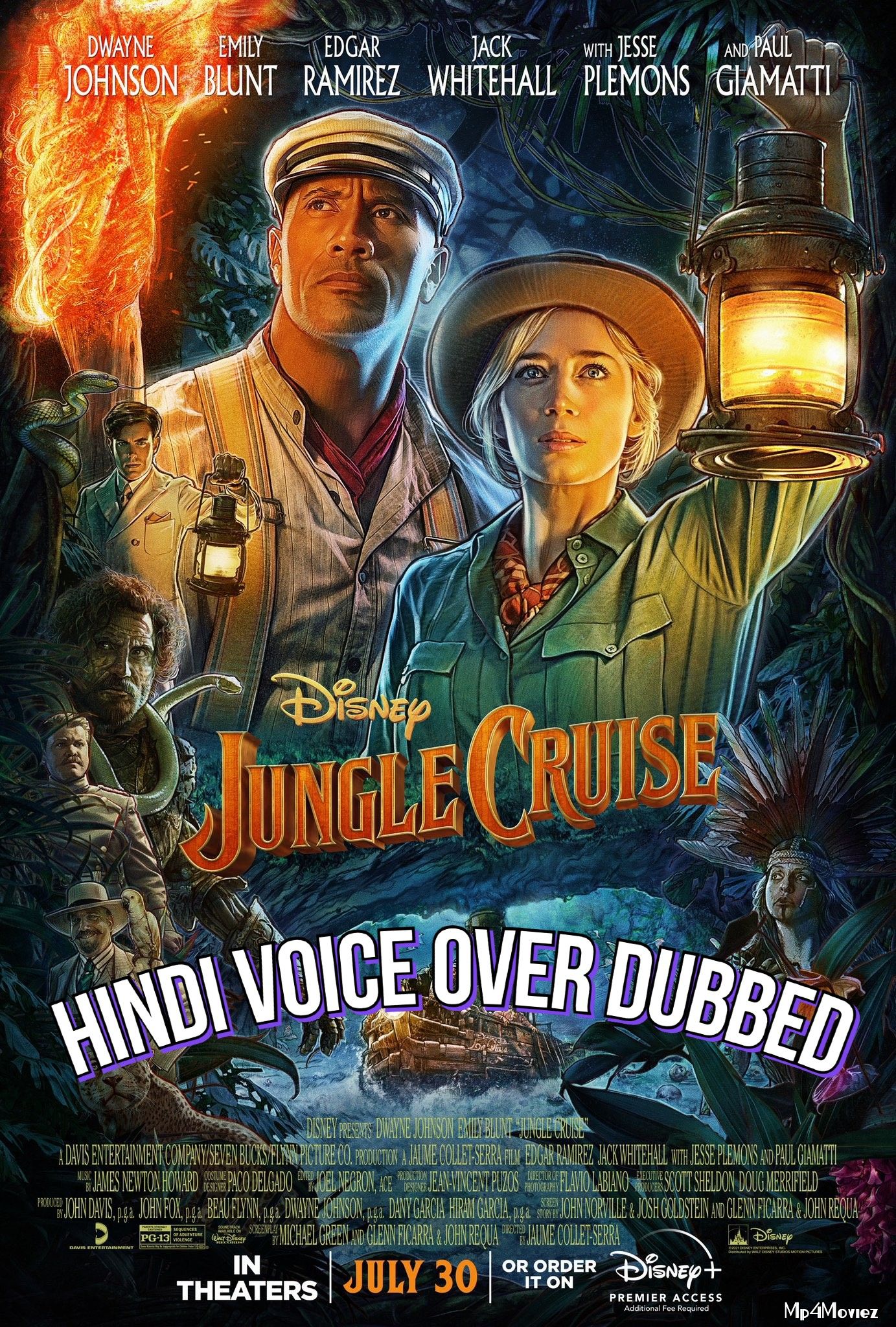 Jungle Cruise (2021) Hindi (Voice Over) Dubbed HDRip download full movie